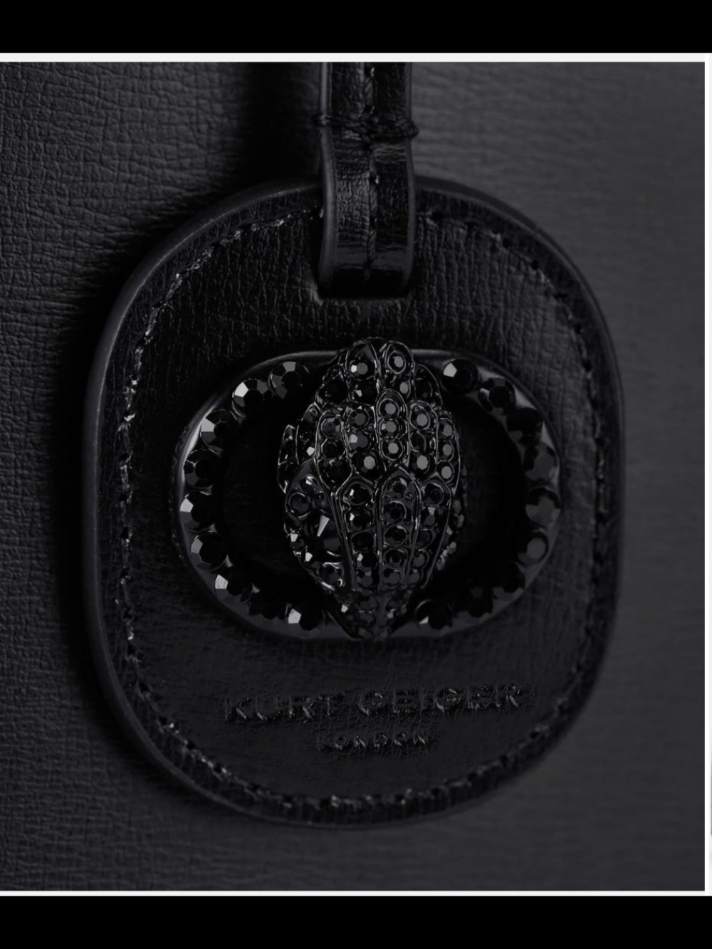 Kurt Geiger Black Leather Tote Bag for Men - Picture 5 of 9